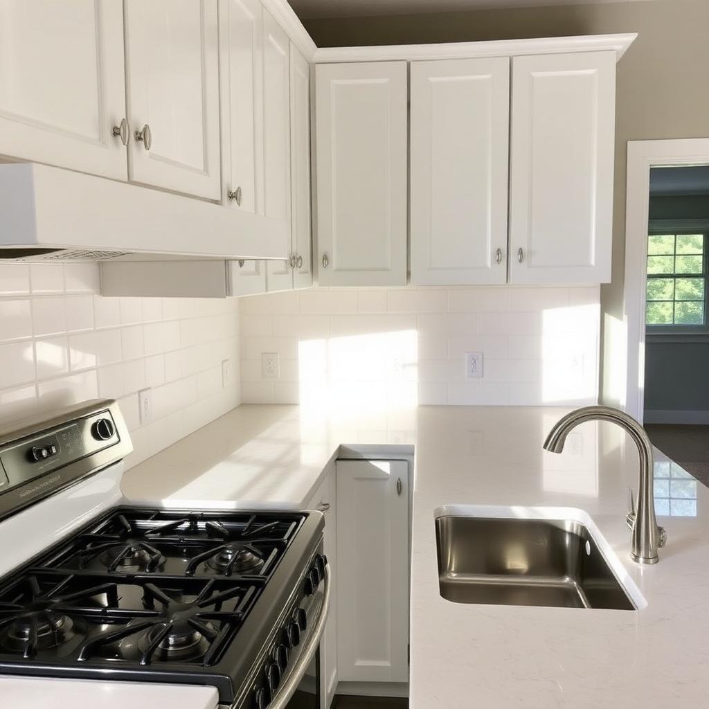 Kitchen after cleaning